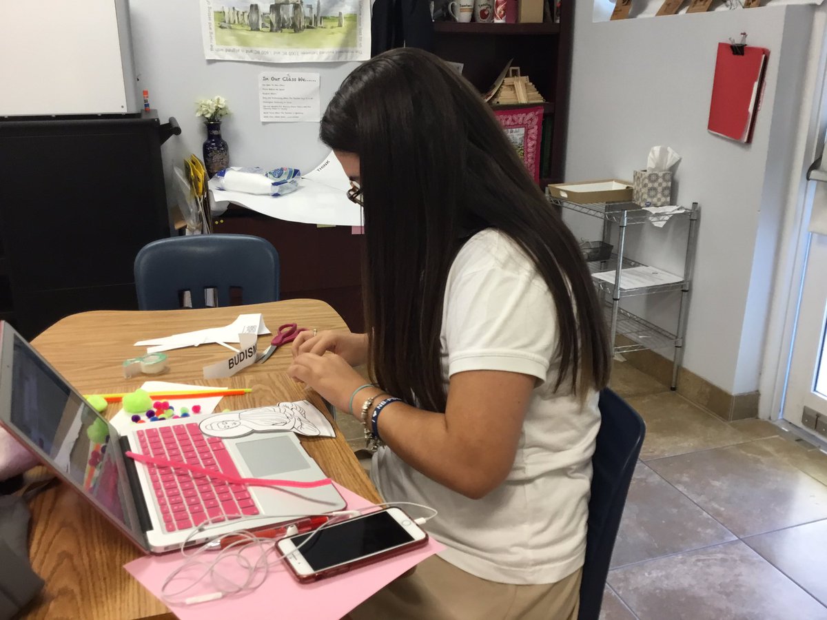 MrsWNBPS's tweet photo. Channeled our inner kindergarteners in WH. What they have learned this year using random art supplies. #isitwinterbreakyet https://t.co/vm1VBdeHI8