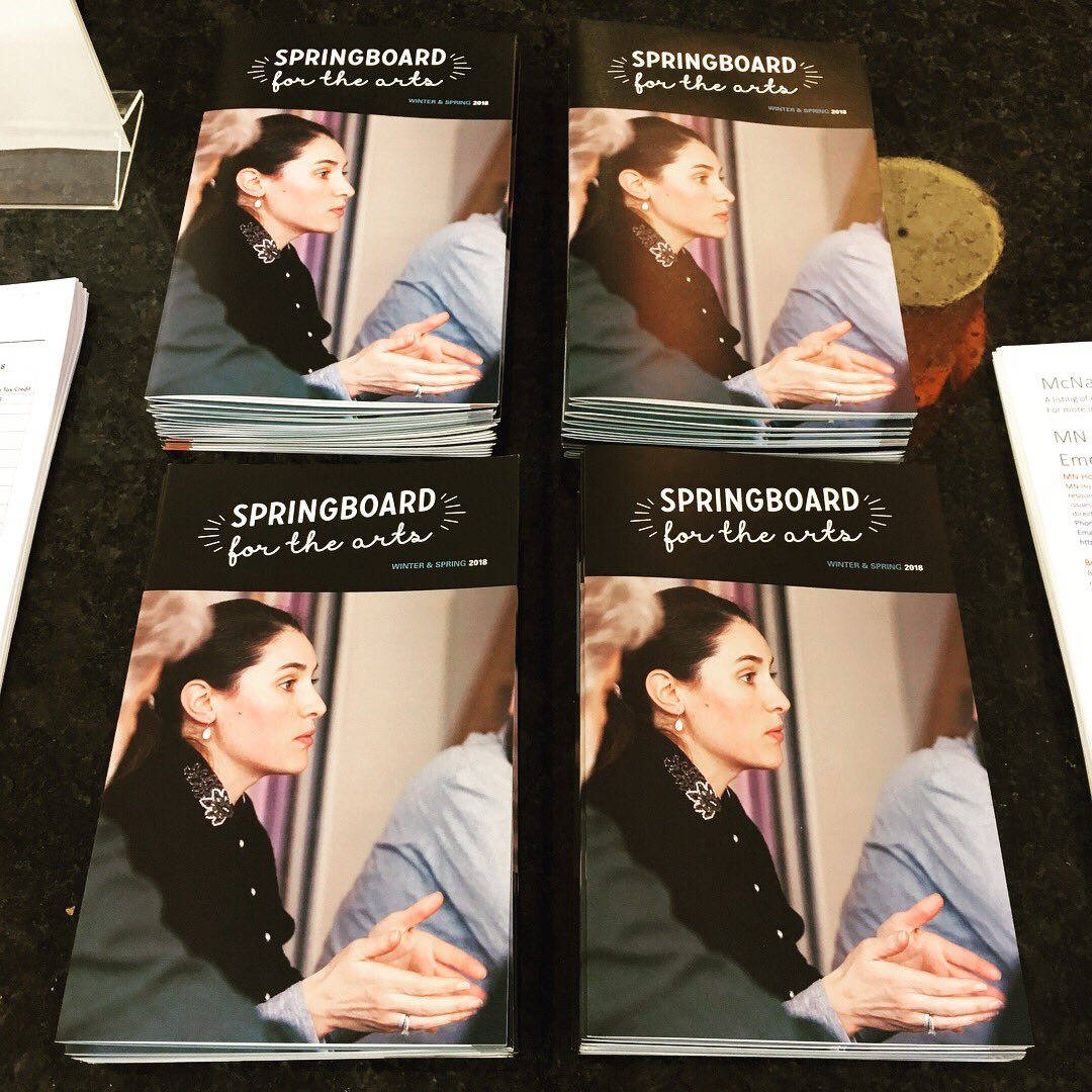 SpringboardArts's tweet photo. We have our @MNsure Navigators & Resources staff at @mcnallysmith today until 4pm, in the shared lobby with @HistoryTheatre. Drop by for help to #GetCovered & connect. #SaveMcNally https://t.co/3CdzYb7Opa