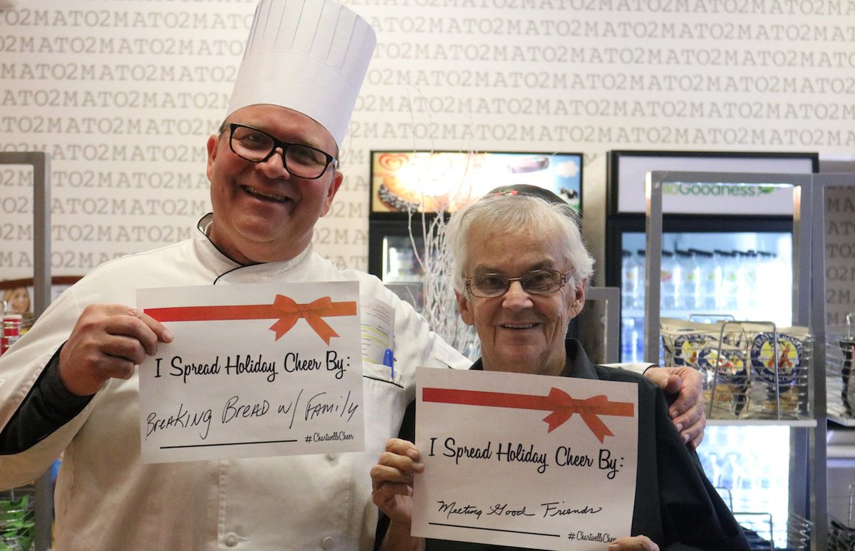 UMassDEats's tweet photo. From our dining family to ours, have a wonderful, safe break! These are just some of the ways we are spreading #ChartwellsCheer here at UMass Dartmouth! https://t.co/tNKvbT56zt