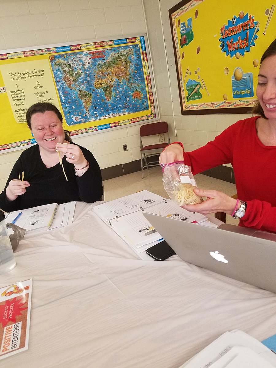 JaimeP13's tweet photo. Learning how to teach anger management @ #SEFEL using objects like spaghetti! @tamekawright08 @PGThomasStoneES https://t.co/SGDkYVF0uI