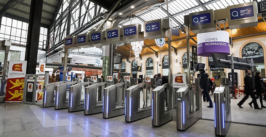 RegionNormandie's tweet photo. Mise en service à compter du jeudi 21 décembre du nouveau dispositif d’accès aux trains à destination de la #Normandie en gare de Paris #SaintLazare (voies 22 à 24) 👉https://t.co/I1ccJ08cfP https://t.co/COmnxV2D9v