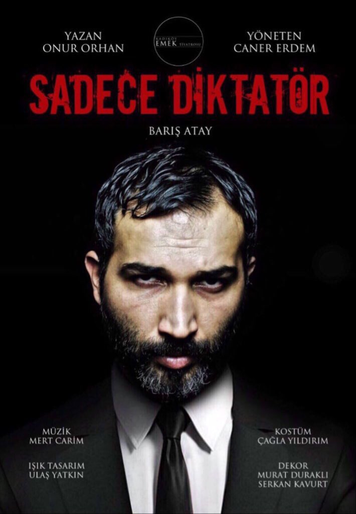 "Sadece Diktatör"
23 Aralık Cumartesi 20:30'da
Biletler biletix ve gişemizde
0542 213 60 50