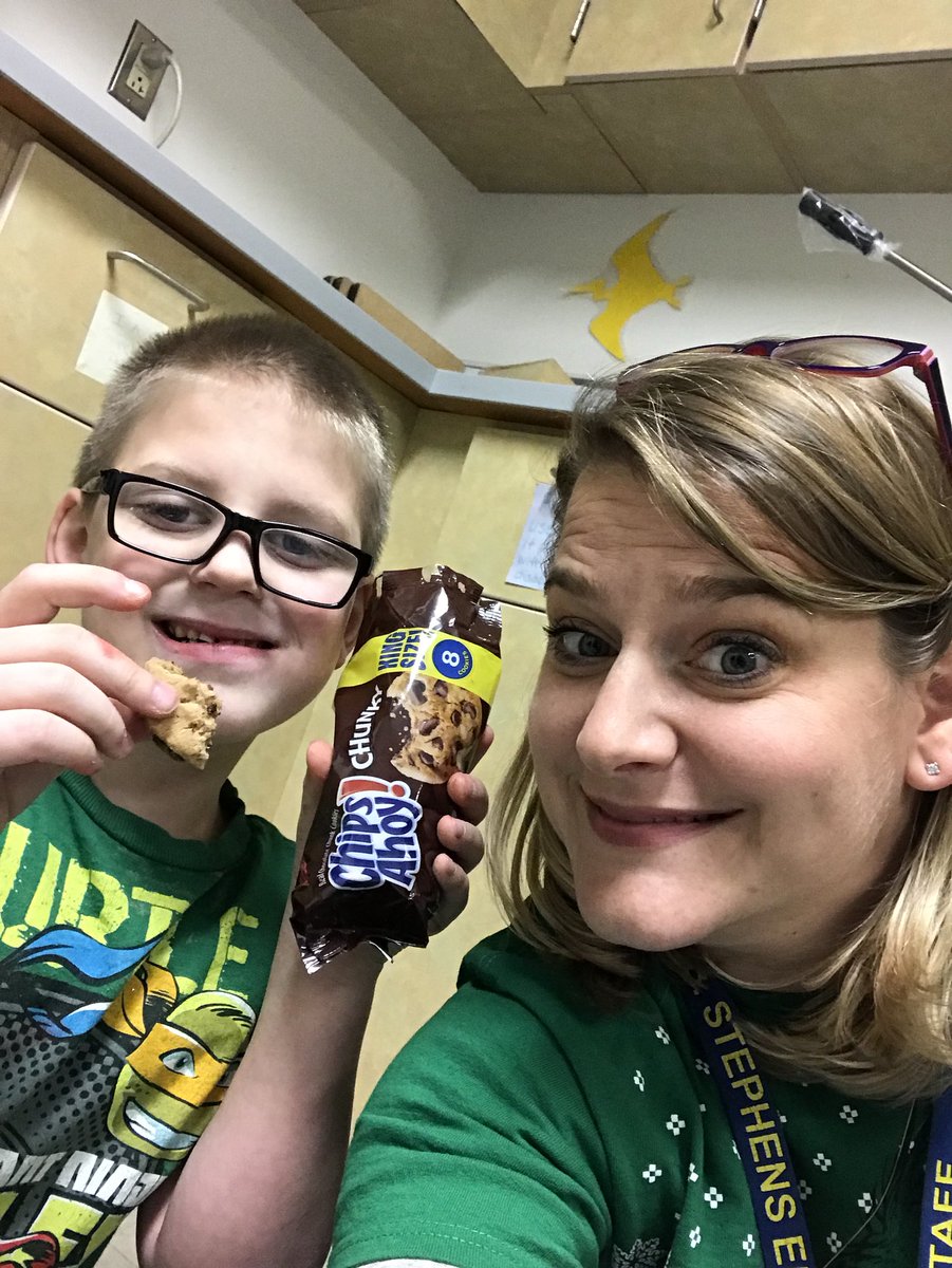 I got to sneak away with this guy for a cookie break! Thanks @JBS_Dean #jbsrocks #growth4ALL #gcscpride