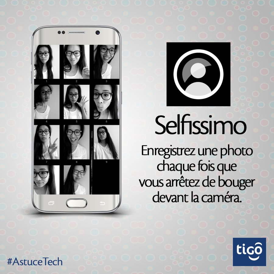 YasSenegal's tweet image. Avec la nouvelle application de Google: #Selfissimo, enregistrez une photo chaque fois que vous arrêtez de bouger devant la caméra. Vous pouvez ensuite faire un tri pour ne garder que les meilleurs clichés. 
Disponible sur l&apos;App store.
#AstuceTech