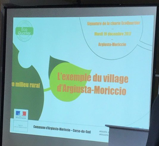 Prefet2A's tweet photo. Signature de la charte des #EcoQuartiers pour l'aménagement du village d'Argiusta, 1er projet en #Corse engagé dans la démarche de labellisation @Prefet2A, commune Argiusta-Moriccio Comcom Sartenais-Valinco-Taravo @ctcorse #CD2A https://t.co/17OkOpgD8K