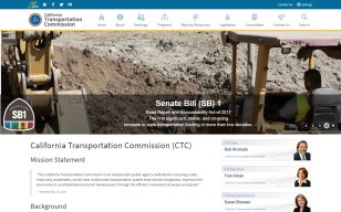 California_CTC's tweet photo. Searching for information on new SB 1 funding to enhance trade corridors or unravel congested corridors? Or just have an interest in transportation? The California Transportation Commission has launched its new web site for greater access to information. https://t.co/4gS2oW4eoB https://t.co/yVdmppxxeg