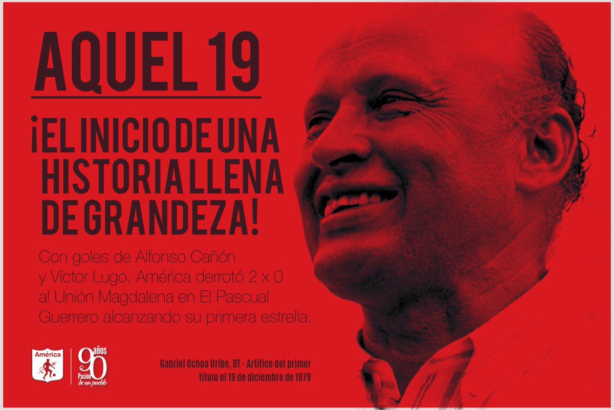 AmericadeCali's tweet photo. Gracias a todos aquellos que hicieron posible esta primera estrella. Una gran alegría para toda la hinchada americana. 

#Aquel19 ⭐️🏆🥇 https://t.co/YaqDjBAYlP