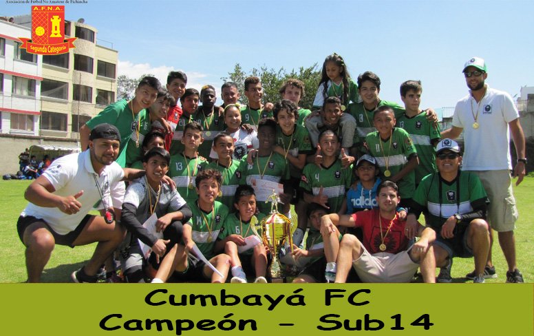 AFNAPichincha's tweet photo. @linknet360 informa:
#Postales #FormativasAFNA #SegudaAFNA #Sub14
🏆🏅Campeón: @CumbayaFC 
🏆🏅Subcampeón: @SDRayo_Cayambe 
🏆🏅Tercero: @SDQuito_Oficial 
🏅      Cuarto: @CuniburoFC https://t.co/8G80DiHyG4