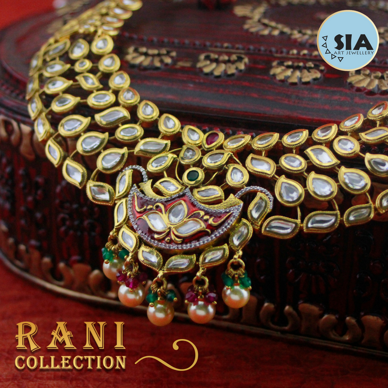 SiaArtJewellery's tweet photo. Jewellery is the most important part of a bride's ensemble and we present to you  RANI - "The Bridal Collection" ! Shop stunning sets only at https://t.co/oPS8ItHgfR
#weddingline #Weddings#Weddingjewellery https://t.co/PB9fmwU5PD