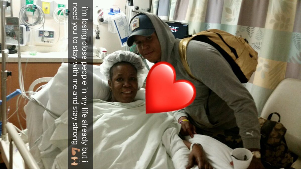 TheRealOgDee's tweet photo. cancer got a real one this morning, i just know you’re just so happy to escape the pain and to be walking on those golden roads. RIP babygirl aka mommy https://t.co/FFiPLUz17j