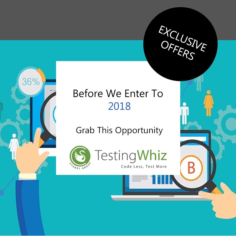 pratik_tester's tweet image. Did you confirm your #AutomationTestingTool from #TestingWhiz? Not yet? Then grab the opportunity now coz It&apos;s Now or Never!
#Offers #BeforeWeEnterTo2018 #BestOf2017