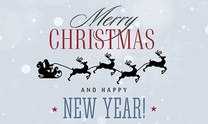 Wishing you all a Merry Christmas and A Happy New Year. 

We will be closed from Mid Day Friday 22nd December until the 2nd January 2018.