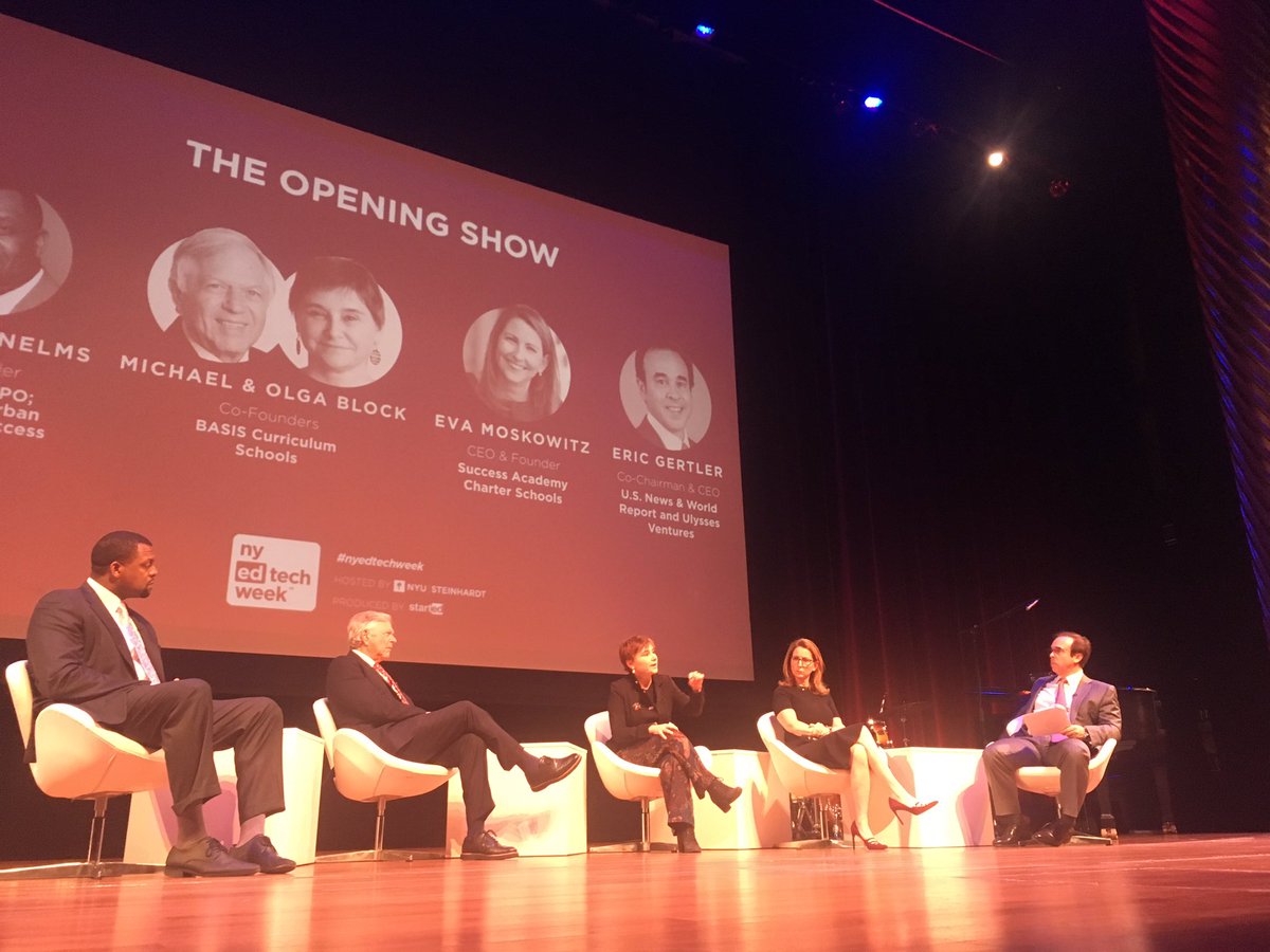 BASISIndSchools's tweet image. "Diversity of ideology is what's most important-teachers to help students respect different ways of thinking." -Olga Block #nyedtechweek