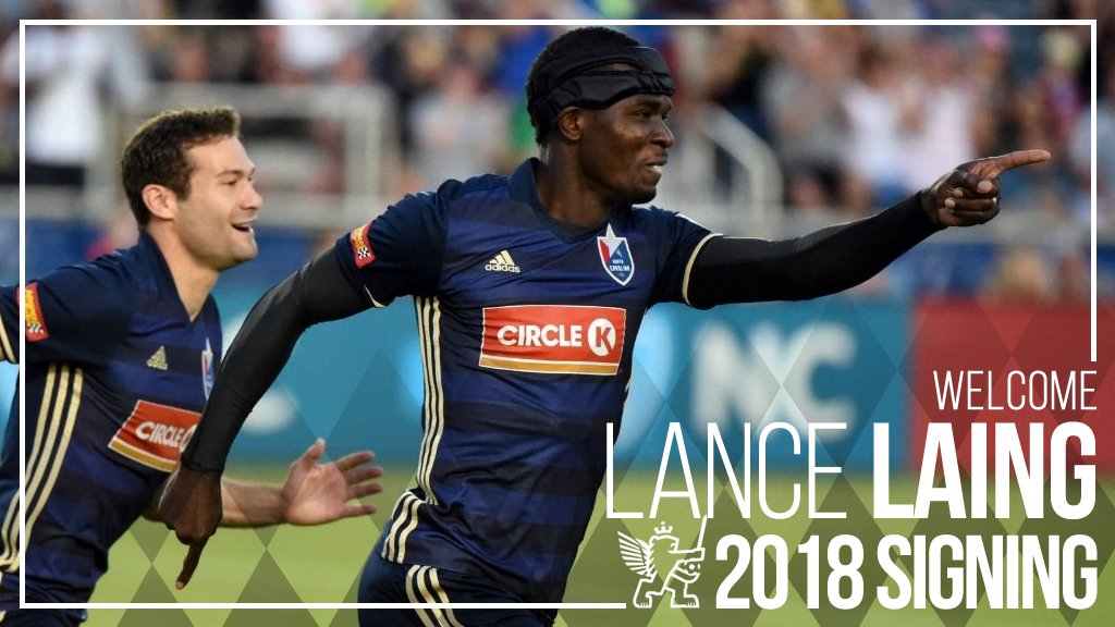 fccincinnati's tweet photo. BREAKING: #FCCincy is adding three-time NASL Best XI honoree @wone_laing7 to our ranks in 2018!
📰 https://t.co/9S9jeOLVPM
#WelcomeLance https://t.co/uToIHcqq3T
