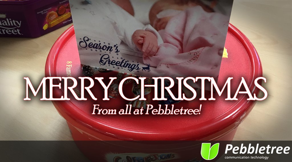 PebbletreeLtd's tweet photo. Big thank you to the fantastic @TinyLivesTrust for our Christmas card and box of Celebrations! We're very proud to support such a great charity and we wish you all a very Merry Christmas and Happy New Year! https://t.co/SA432wn0fx