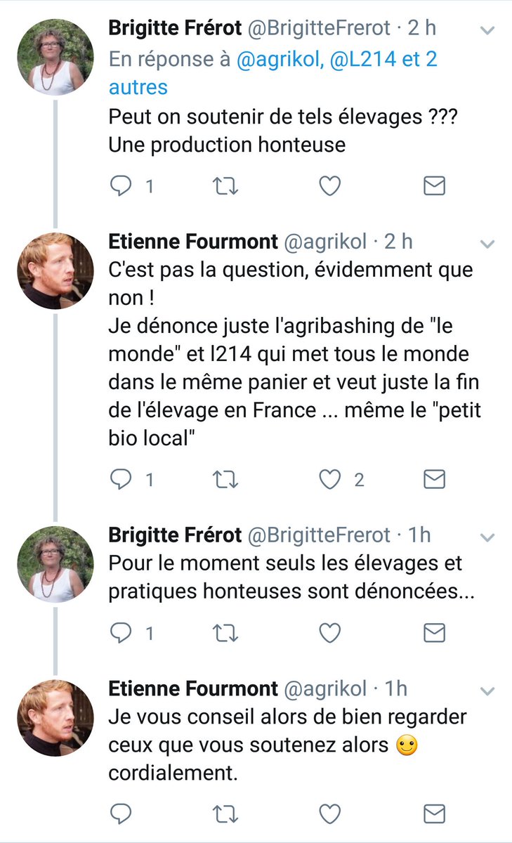 agrikol's tweet photo. Voilà le danger ... 
nous devons expliquer, informer, apprendre ce qu'est notre métier, mais aussi dénoncer ceux qui veulent la fin de l'élevage en France !! 😝✊ https://t.co/VoRNBQU1sg