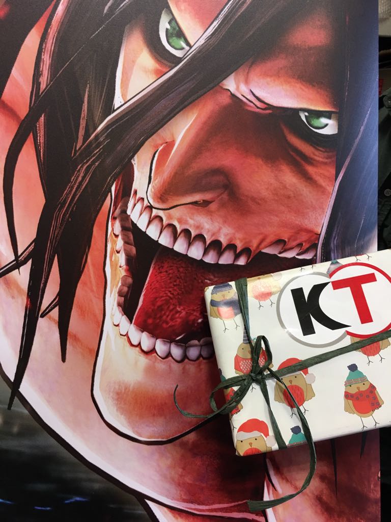 koeitecmoeurope's tweet photo. Titan Eren has delivered our present for Day 9 of #12DaysofKT, we might have to wipe it down a bit first..! Simply Follow & RT to be in for a chance of winning today's gift, we'll pick a winner at 10am GMT tomorrow #KTfamily :) https://t.co/kMOGFZodBa