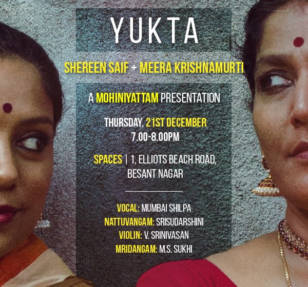 ShereenSaif's tweet photo. If you are in #chennai this Thursday, come by to Chandralekha's Spaces for some #Mohiniyattam https://t.co/ZhnvV8s0QR
