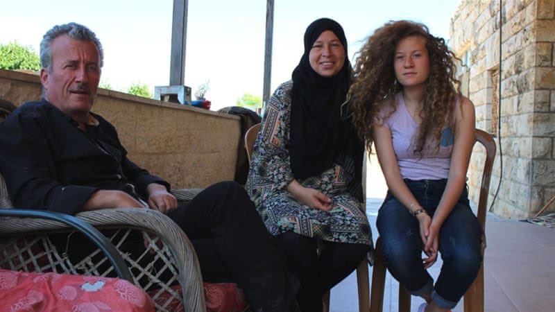 huwaidaarraf's tweet photo. The Israeli military has now reportedly taken Ahed’s mother, Nariman, arrested looking for her daughter. #FreeAhedTamimi #NabiSaleh #NoWayToTreatAChild https://t.co/Okw17LG0JM