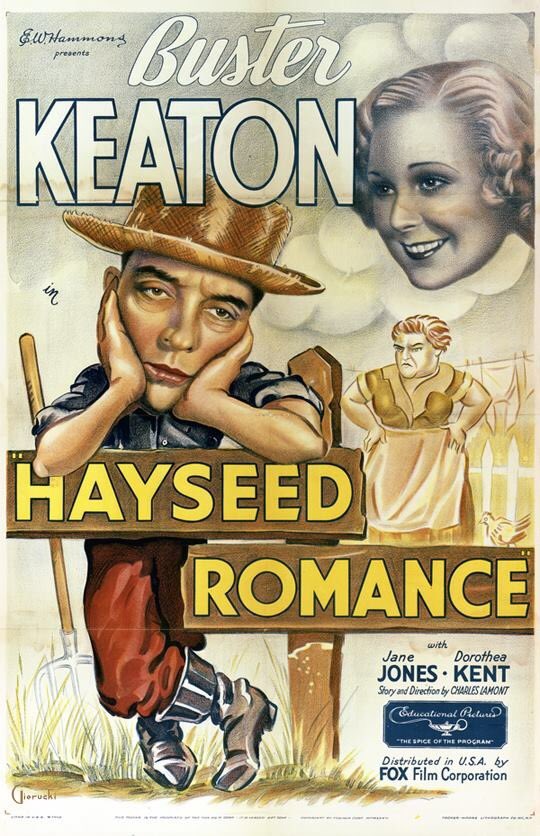 busterlove1895's tweet photo. Poster for “Hayseed Romance”, 1935. #BusterKeaton #BusterLove🍀#BusterArt #posterart #movieposter #EducationalShort #shortfilm https://t.co/kiLokTou5m