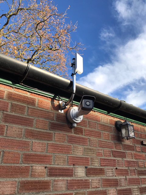 PanaEpos's tweet photo. A very strict foreman watched over our engineers yesterday, so an extra neat HD CCTV system was installed. On last count there where 28 'DUCK!' jokes! #cctvnorfolk #securitynorfolk https://t.co/Juh9ifoGOd
