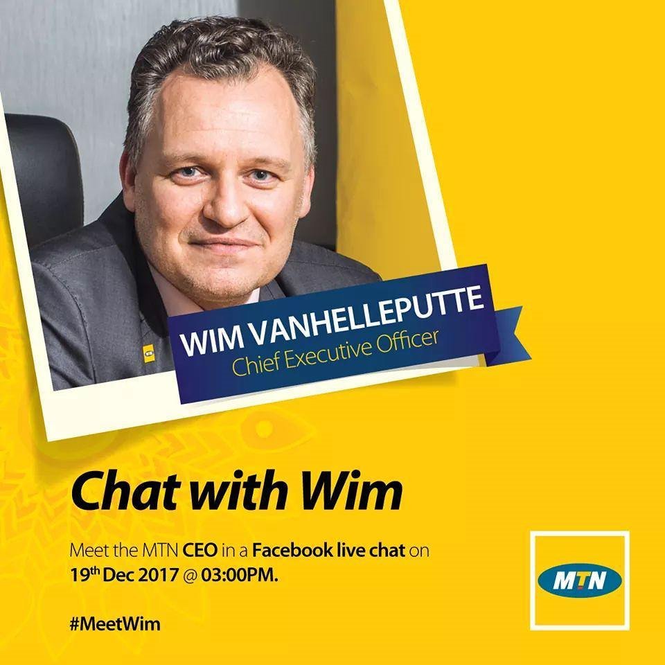 iam_Naboth's tweet photo. #MeetWin #MeetMtn coming up in 10 minutes @mtnug Chat with CEO session https://t.co/JKtcbzei7b