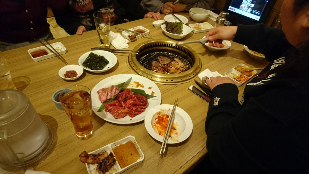 かわたく I M At 美食焼肉トラジ葉菜 上大岡店 In 横浜市港南区 神奈川県 T Co Xyuiezxrwe 家族忘年会 上大岡の焼肉トラジで焼肉食べ飲み放題 満腹