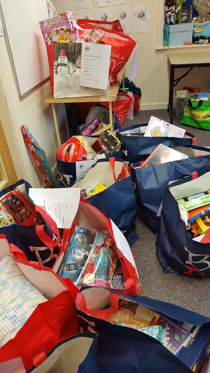 _wishcentre's tweet photo. These hampers for families we are supporting are all from donations we have received over the last few weeks #Christmas #LocalCharitiesDay #Amazing https://t.co/loQp77v09O