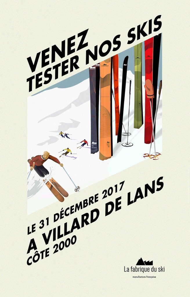 LaFabriqueduSki's tweet image. Nouvelle date de démo #LaFabriqueDuSki ! 
Pour clôturer l'année, nous serons présents à Villard de Lans - Corrençon en Vercors  le 31 décembre 2017 ❄️🎄
#ski #MadeInFrance #MadeInChartreuse