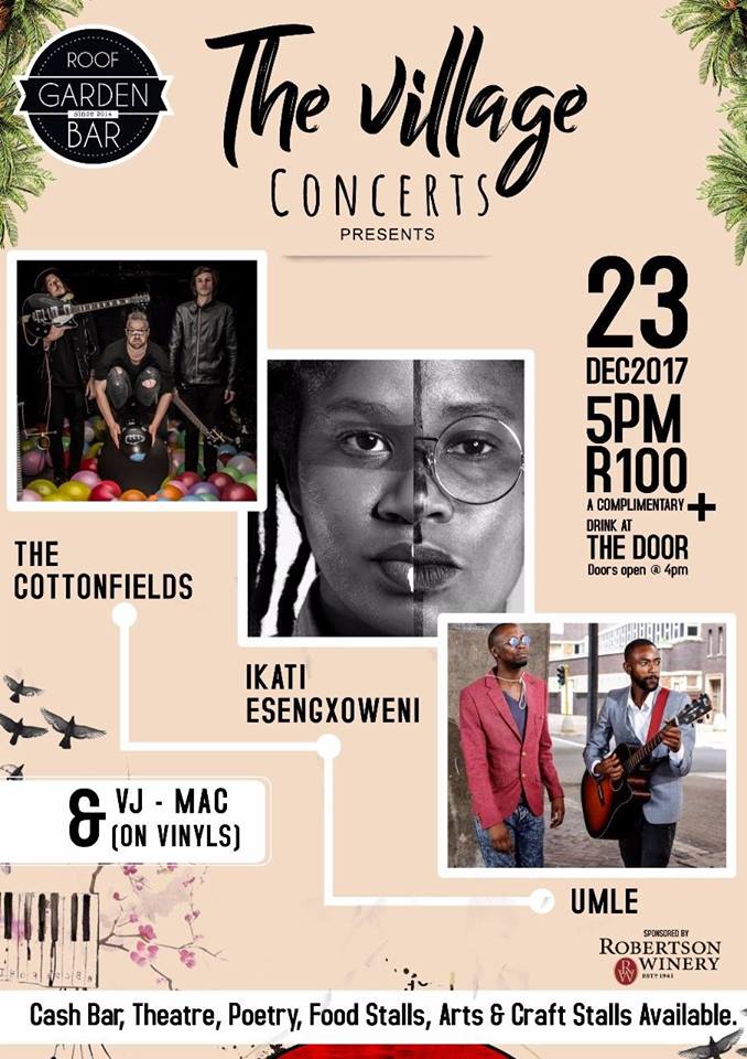 umlesounds's tweet photo. This week, catch us home eBHayi with #thecottonfields & @Ikati_SA
R100 Gets you in!
23rd December is a vibe
Venue: @RoofGardenBarPE
Lets make it a vibe.
#3Megabands https://t.co/CetbFlkrZr