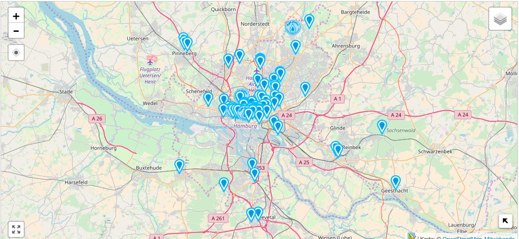 💧💧 In Hamburg gibt es jetzt schon 100 Refill Stationen 💧💧 #refill #RefillRevolution <a href="/RefillDE/">Refill Deutschland</a>