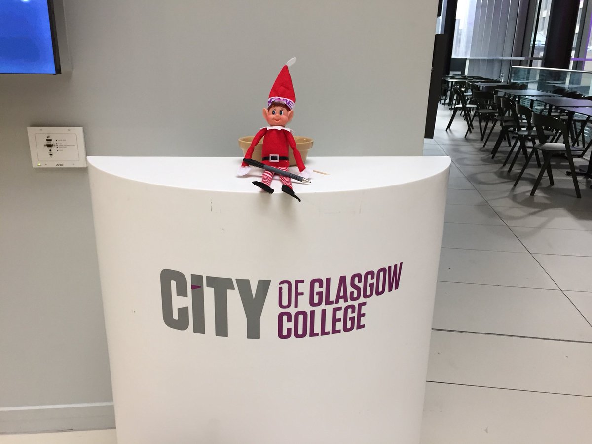 LtdYcare's tweet photo. Day 5 Ycare Elf has had a fantastic day visiting @CofGCollege and has completed his homework for his PDA 🌟#practicalabilities https://t.co/Q5bHeLLyCA
