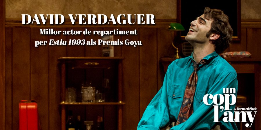 MinoriaAB's tweet photo. Felicitats @DavidVerdaguer! Merescudíssima nominació.
Si voleu gaudir del seu immens talent, mireu #Estiu1993, i si el voleu veure en directe, no us perdeu #UnCopLAny al @teatrepoliorama ➡️ https://t.co/QQugfY1XlX https://t.co/aq5DkSOPO9