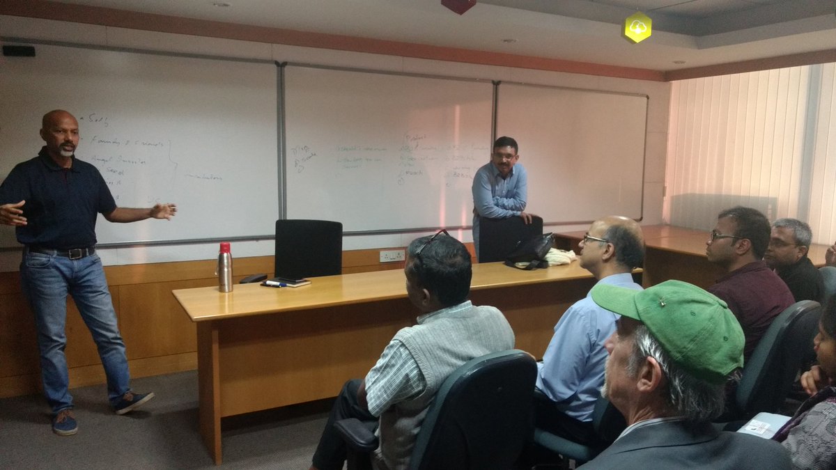 TiEBangalore's tweet photo. Rajesh Navaneetham and @narasimhasuresh mentoring early-stage #entrepreneurs on #startup #funding.
#TiECM @ianetwork #HappeningNow https://t.co/WMyI8qPSA1