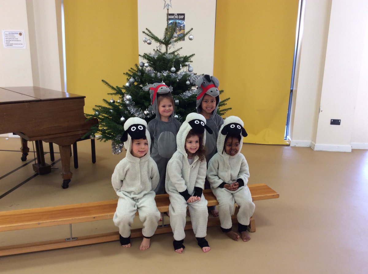 AdamsrillRn's tweet photo. The reception nativity play: our cast. https://t.co/jQb89ASVVC
