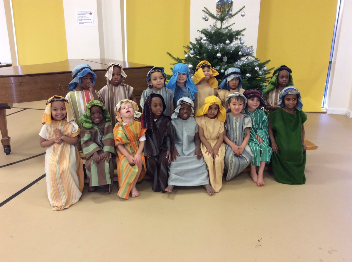 AdamsrillRn's tweet photo. The reception nativity play: our cast. https://t.co/jQb89ASVVC
