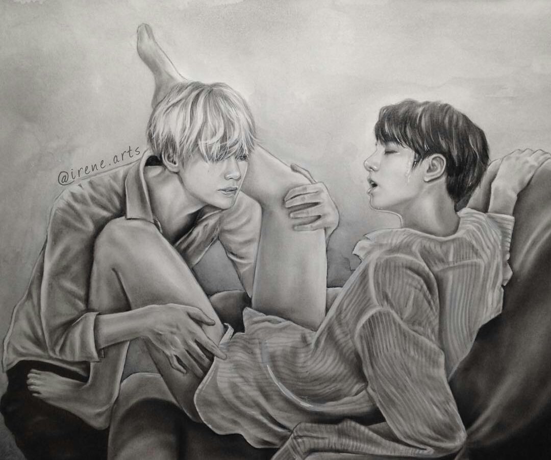 Pin By Vanessa On Bts Vminkook Fanart Fanart Vkook Fan Art My Xxx Hot