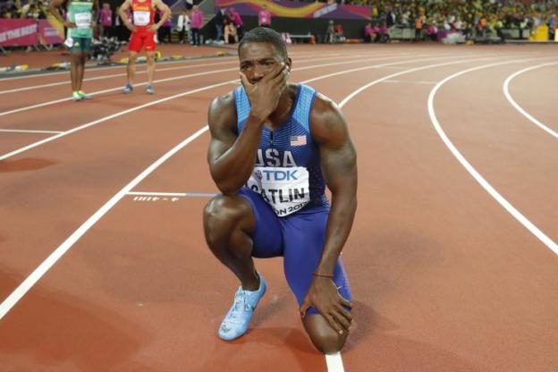 lequipe's tweet photo. «Choqué», Justin Gatlin vire son entraîneur après avoir été cité dans une affaire de dopage https://t.co/jIcjsMIA2L https://t.co/wNHxYGxjXr
