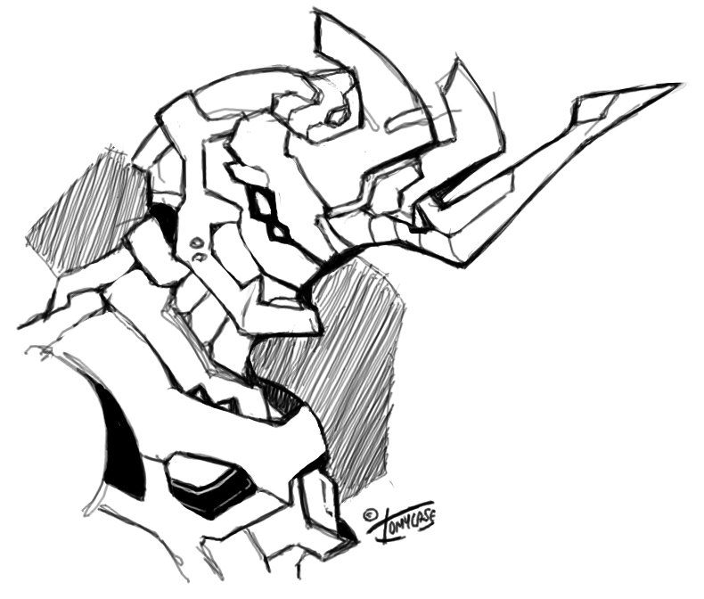 Décembre 2017 vs Octobre 2014 : Mech Idea, design de mecha random ~ 