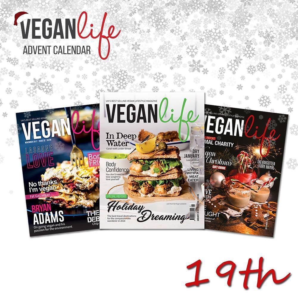 It’s day 19 of our #adventgiveaway!
Today you can win a year’s subscription to Vegan Life Magazine!
To enter go to bit.ly/2BPGD55 
Entries close at midnight tonight! T&amp;Cs apply.
Good luck!
#veganlifemagazine #veganlifecompetition #subscription ift.tt/2CDY48c