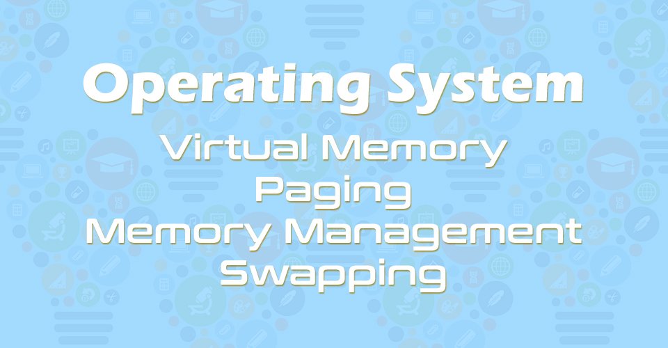 tech_n_savvy's tweet image. #Define virtual #memory, #paging, memory management and #swapping in operating system - Tech-n-Savvy Blogger
tech-n-savvy.blogspot.com/2017/12/define…

#education #elearning #edtech #edtechchat #Question