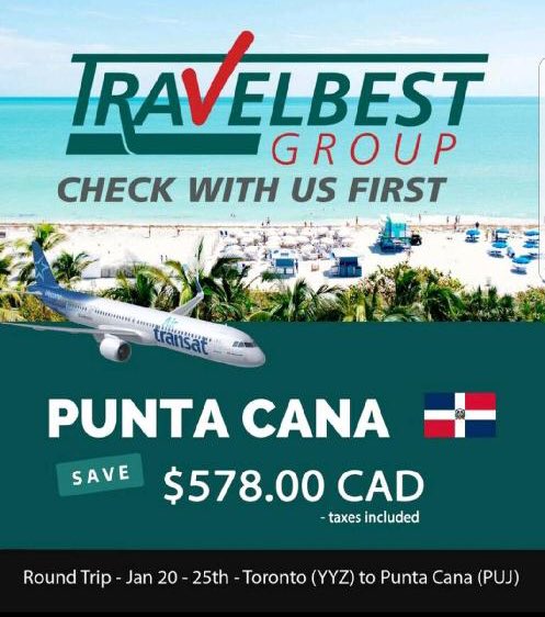 Travelbestgroup's tweet photo. Special for the week!
https://t.co/lgymwlDrkx
.
.
.
.
.
.
.
#specialforweek 
#travel #travelblogger #travelgram #travelphotography #travels 
#christmas #travelbestclub #travelbestgroup #puntacana #republicadominicana https://t.co/4qgKGuivPR