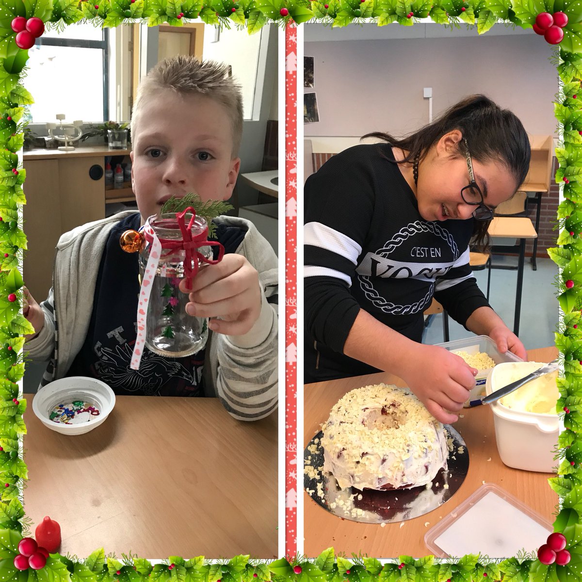 CSODePrinsenhof's tweet photo. De laatste hand wordt gelegd aan de spullen die verkocht worden op de #kerstmarkt. Leerlingen zijn ontzettend druk geweest! Om trots op te zijn! #SR17 #Apeldoorn https://t.co/6BHQZnyVCJ
