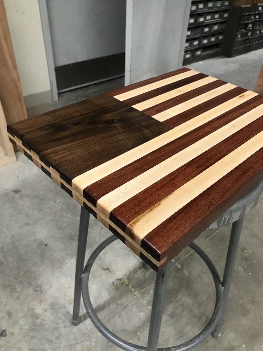 nfa_carpentry's tweet photo. God bless America (and great food made on an amazing cooking board) #cteva https://t.co/heVADfzRDi