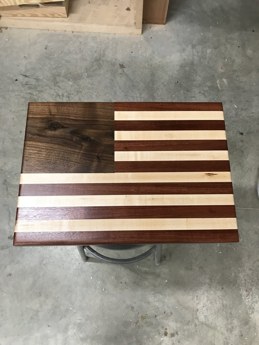 nfa_carpentry's tweet photo. God bless America (and great food made on an amazing cooking board) #cteva https://t.co/heVADfzRDi