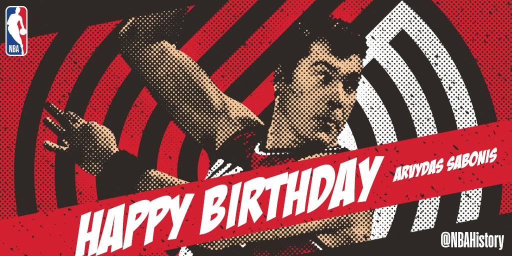 Happy 53rd Birthday to Hall of Famer, ARVYDAS SABONIS! 
