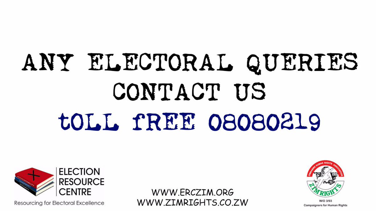 ercafrica's tweet photo. BREAKING NEWS❗️

@ZECzim Extends voter registration to the 15th of Feb 2018. 
#RegisterElectEngage #thevoteworks2018 #RestoretheVote https://t.co/MDCEQ92D0s