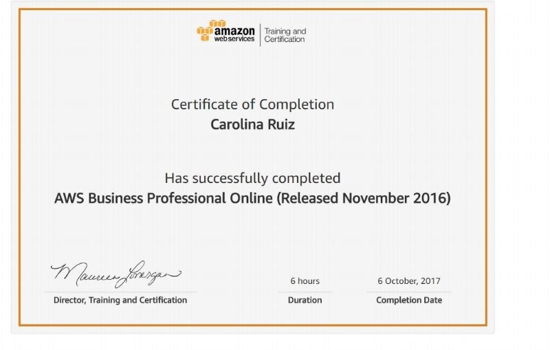 Carolconectada's tweet photo. #Certificaciones en @AWS: #technnical and #business. mas de 7 años experiencia en Cloud: preventa, desarrollo de negocio (Spain and LATAM) comercial. En @busquedaactiva de #trabajo. ¿hablamos? https://t.co/PocE03KdFX