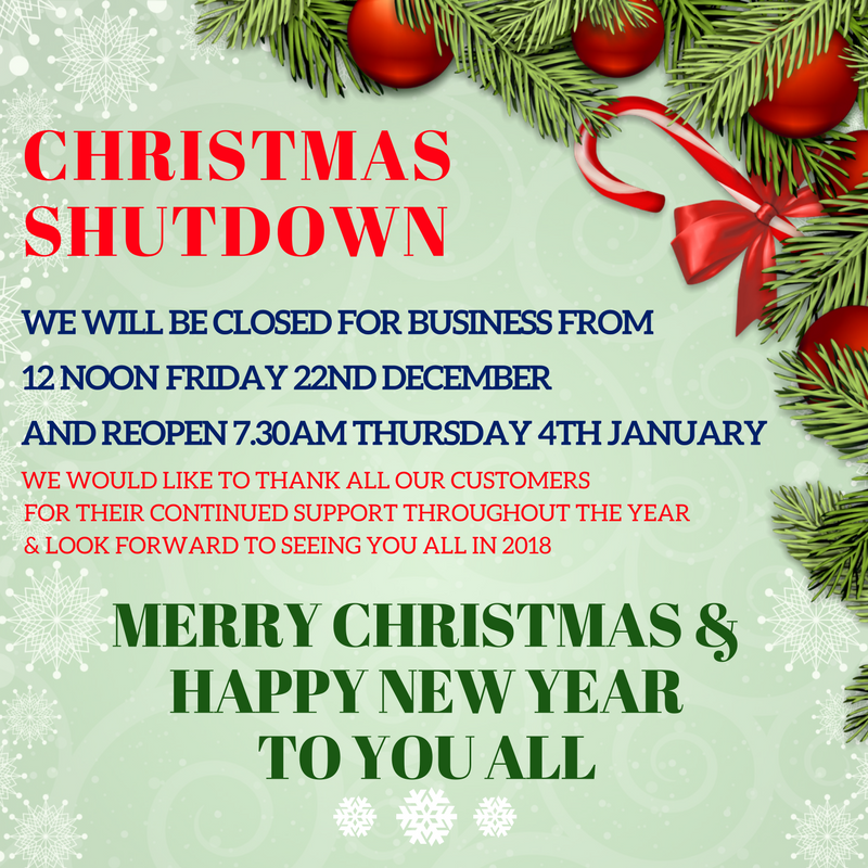 #Christmas2017 shutdown