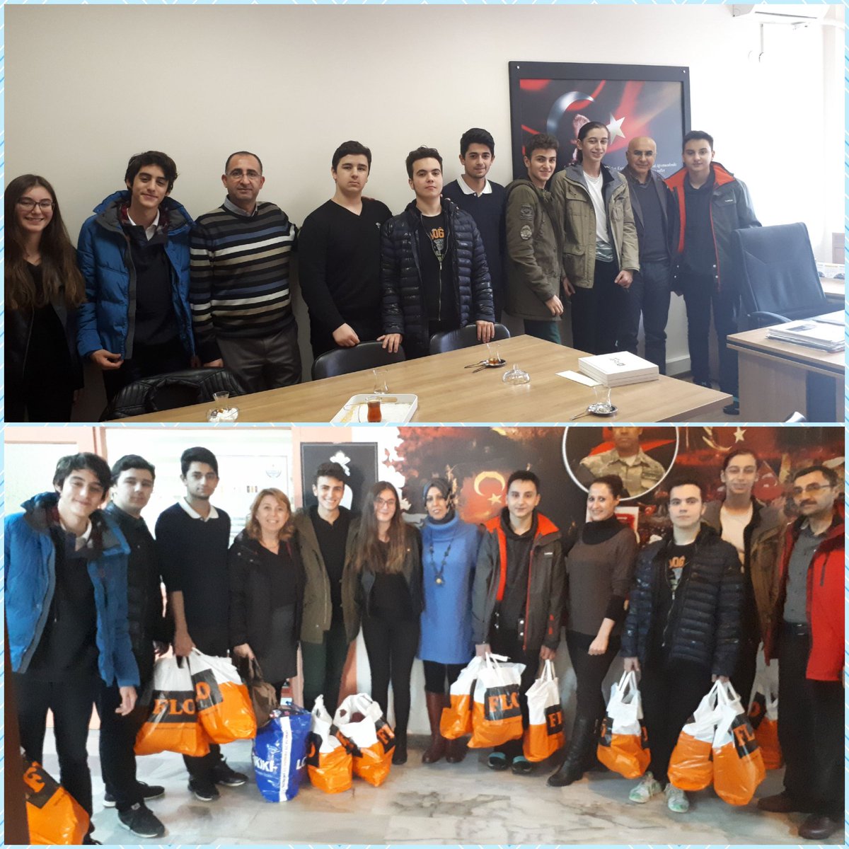 GulhanKalyoncu's tweet photo. Bu Kış Beni Sen Giydir projemizde son noktayı koyduk küçük kalpleri velilerimiz öğrencilerimiz bagissimiz #hdholding ile birlikte sevindiriyoruz #cekmekoyortaokulu ve #haticemehmeteksioglu ilkokulu @DogaOkullari @zeren_eren @t_MBA_Doga @cekmekoy_dogak @BetulErok @JalanGK https://t.co/KTEcHMupa0